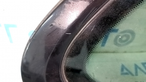 Rear right window with blind glass for Porsche Cayenne 958 11-14 with molding, torn seal