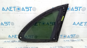 Rear left window with blind glass for Porsche Cayenne 958 11-14 with molding, torn seal