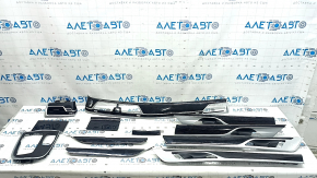 BMW 7 Series G11 G12 16-22 Gray Poplar Wood Trim Center Console Trim
