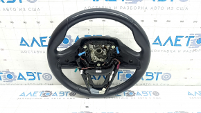 Bare steering wheel BMW 7 G11 G12 16-19 black leather, Sport, with heated paddle shifters, scratches, tears