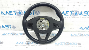 Bare steering wheel BMW 7 G11 G12 16-19 black leather, Sport, with heated paddle shifters, scratches, tears
