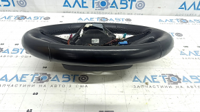 Bare steering wheel BMW 7 G11 G12 16-19 black leather, Sport, with heated paddle shifters, scratches, tears