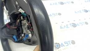 Bare steering wheel BMW 7 G11 G12 16-19 black leather, Sport, with heated paddle shifters, scratches, tears