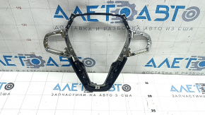 BMW 7 Series G11 G12 16-19 Sport steering wheel cover, chrome, chrome trim