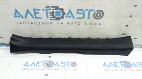 Front left door sill trim for Toyota Rav4 19-24, black, worn