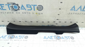 Front right door sill trim for Toyota Rav4 19-24, black, worn