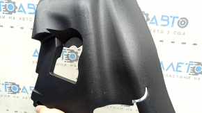 Lower left rear pillar trim for Toyota Rav4 19-25, black, hybrid, worn