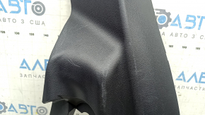 Lower left rear pillar trim for Toyota Rav4 19-25, black, hybrid, worn