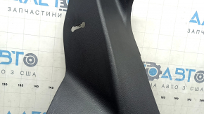 Lower left rear pillar trim for Toyota Rav4 19-25, black, hybrid, worn