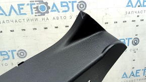 Toyota Rav4 19-25 black, hybrid, worn, lower right rear pillar trim