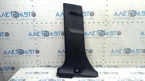 Lower left center pillar trim for Toyota Rav4 19-24, black, scratches