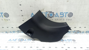 Right lower front pillar trim for Toyota Rav4 19-24, black, worn
