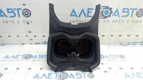 Toyota Rav4 19-24 center console trim with cup holders, black, scratches