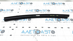 Door glass guide trim rear left BMW 7 G11 G12 16-22 black gloss
