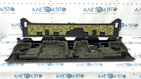 Rear shelf for BMW 7 G11 G12 16-22, black, under the curtain, Harman Kardon, with speaker grilles and plugs