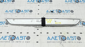 BMW 7 Series G11 G12 16-22 chrome rear door sill trim with backlight, M-Sport, scratches, broken mount