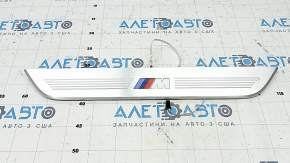 BMW 7 Series G11 G12 16-22 chrome door sill trim with backlight, M-Sport, dents, scratches