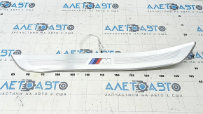 External rear left door sill trim for BMW 7 Series G11 G12 16-22, chrome with illumination, M-Sport