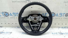 Naked steering wheel Toyota Rav4 19-24 rubber black, not heated, worn