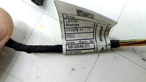 BMW 7 G11 G12 16-19 rear bumper wiring for parking sensors and PMA, broken connector, torn connectors