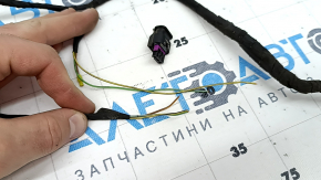 BMW 7 G11 G12 16-19 rear bumper wiring for parking sensors and PMA, broken connector, torn connectors