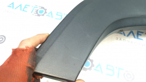 Rear right fender arch trim for Toyota Rav4 19-24, structure, on the door, scratches, whitened plastic