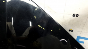 Bare hood of Audi Q5 80A 18-24 aluminum, black LY9T, chips, bump