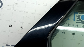 Rear right door assembly Ford Fusion mk5 17-20 graphite J7, 2 chrome moldings, chrome handle, bumps, scratches on the trim