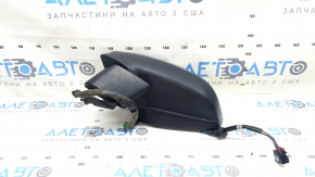Left side mirror assembly for Audi Q5 80A 18-24V 15-pin, auto-dimming, turn signal, BSM, heated, black, worn