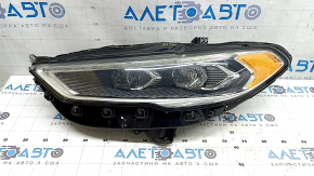 Left front headlight assembly for Ford Fusion mk5 17-20 LED, with DRL