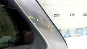 Rear left window with blind glass for Audi Q5 80A 18-24 with chrome molding, scratches, seal defect
