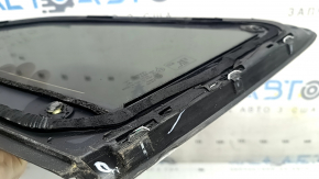 Rear right window with blind glass for Audi Q5 80A 18-22 with chrome molding, seal defect