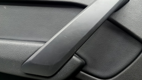 Door trim panel rear left Audi Q5 80A 18-20 black, with wood insert, black armrest, Bang & Olufsen, with handle and overlays, scratches