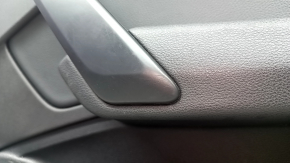 Door trim panel, rear right, Audi Q5 80A 18-20, black, with wood insert, black armrest, Bang & Olufsen, with handle and overlays, scratches