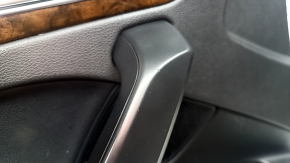Door trim panel, front left, Audi Q5 80A 18-20, black, with wood insert, black armrest, Bang & Olufsen, with handle and overlays, scratches