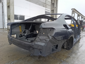 Quarter wing rear right BMW 7 G12 16-22 on the body, black, butt