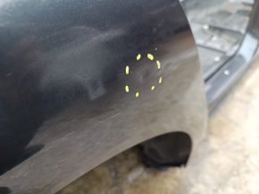 Quarter wing rear right BMW 7 G12 16-22 on the body, black, butt