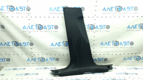 Lower left center pillar trim for Audi Q5 80A 18-24 black, scratches
