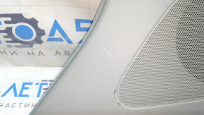 Rear pillar trim behind the left window, Audi Q5 80A 18-24, gray, under the speaker, scratches, needs cleaning