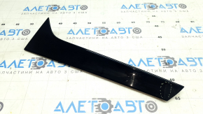 Rear spoiler, trunk lid, left trim, Audi Q5 80A 18-24, gloss black, scratches