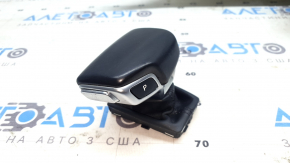 Audi Q5 80A 21-24 Black Leather Gear Knob, 2 Pieces