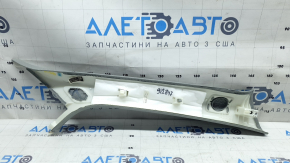 Left front pillar trim for Audi Q5 80A 18-24, gray, under tweeters, needs cleaning, crack in mount