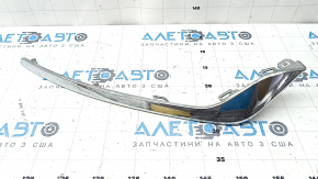 Right front bumper molding for Ford Fusion mk5 19-20, chrome, sand