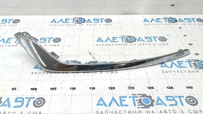 Left front bumper molding for Ford Fusion mk5 19-20, chrome, sand, broken mount