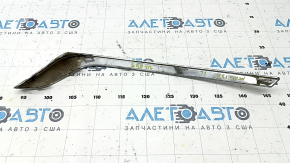Left front bumper molding for Ford Fusion mk5 19-20, chrome, sand, broken mount