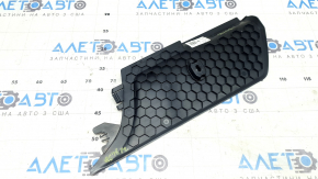 Left side center console trim for Audi Q5 80A 18-24, black, with plug, scratches