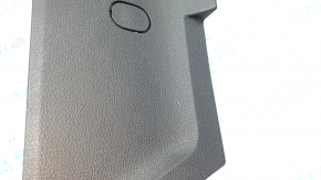 Left side center console trim for Audi Q5 80A 18-24, black, with plug, scratches