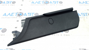 Right side center console trim for Audi Q5 80A 18-24, black, with plug, scratches