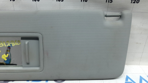 Left sun visor for Audi Q5 80A 18-24, gray, without hook, for cleaning