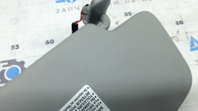 Left sun visor for Audi Q5 80A 18-24, gray, without hook, for cleaning